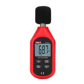 UNI-T UT353 Decibel Meter, Digital Sound Level Meter 30-130dB Audio Noise Volume Measure Device Sound Meter Max/Min Fast/Slow Data Hold LCD Backlit Auto Power off
