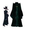 COSMOVIE Disfraz de bruja para Halloween para mujer, disfraz de