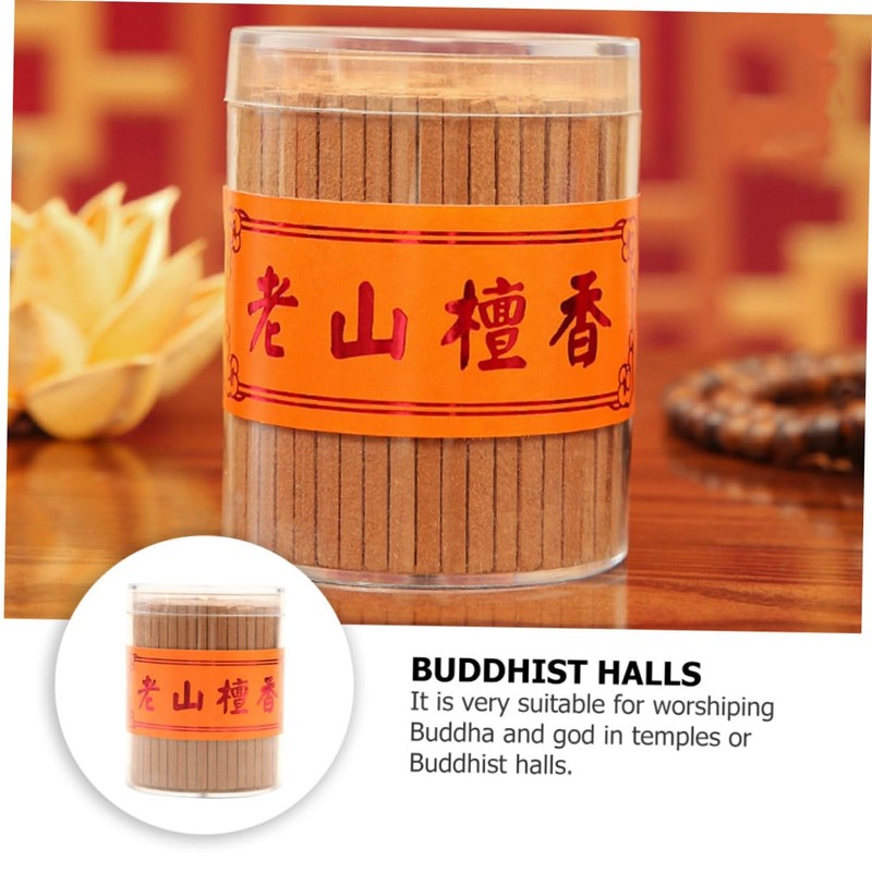 BIUDECO Natural Buddha Sandalwood Sticks Fragrant Incense Sticks for Home