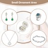 lbxtswpl Mini Travel Jewelry Storage, Mini Jewelry Box Organiser, Portable