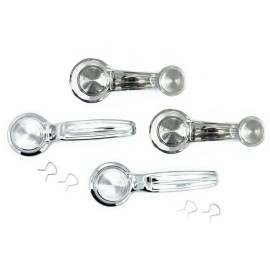Woodall 67-72 Chevy GMC C10 K10 Truck Interior Clear Window Crank & Door Handle Set
