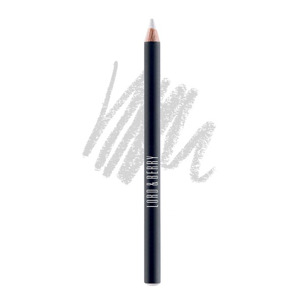 Lord & Berry SILK KAJAL Kohl Eyeliner Pencil, Long Lasting Soft Gel based Eye Liner for Women With Smudgeable Semi-Matte Finish, Ophthalmologically Tested & Cruelty Free Makeup, White