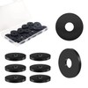 Rubber Washers - 16PCS Flat Rubber Washers for Bolts Spacers,