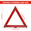FORYNXHWIN Car Warning Triangle, Reflective Warning Triangle, Foldable Car Warning