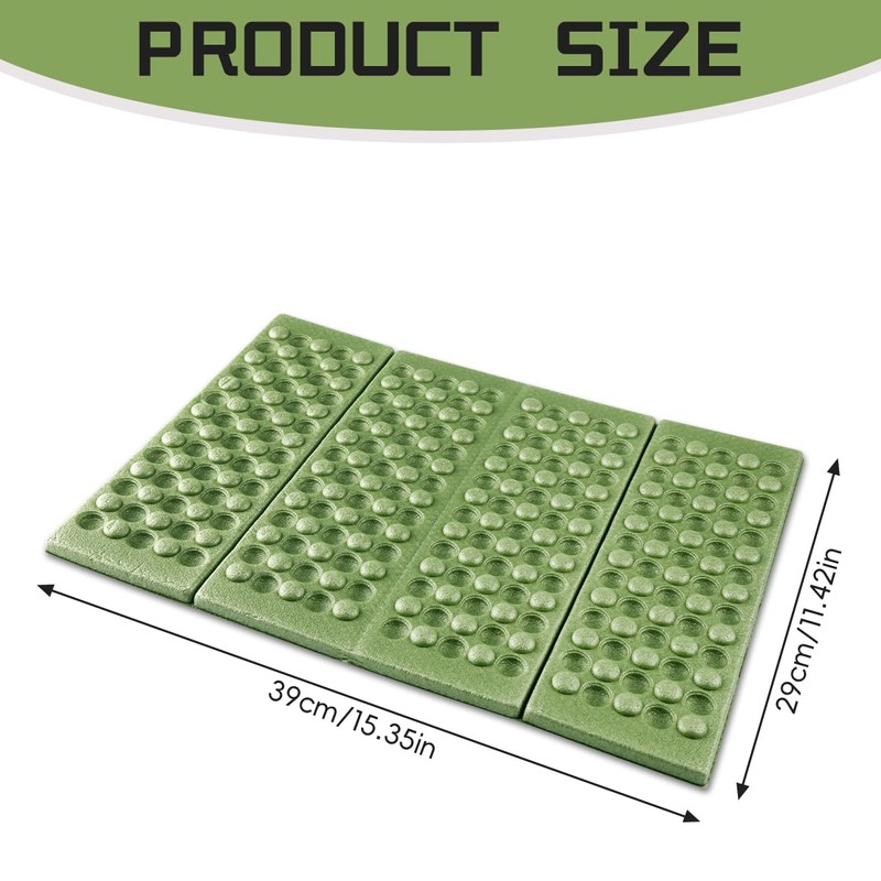 Lotsdonxia Folding Sit Mat - Waterproof Camping Seat Pad for