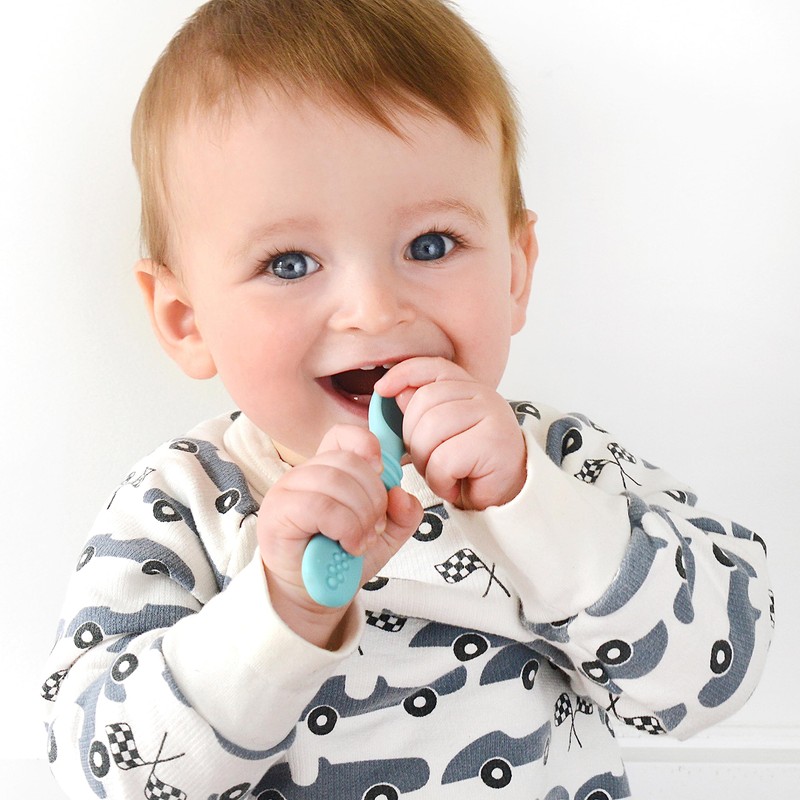 PrimaStella Silicone Chew Spoon Set for Babies and Toddlers |