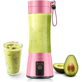 Cordless Portable Personal Size Blender - 12 Oz Mini Blender Make Smoothies and Shakes, Cordless Lightweight Rechargeable, Freshly Squeezed in Picnic/Sprots/Office