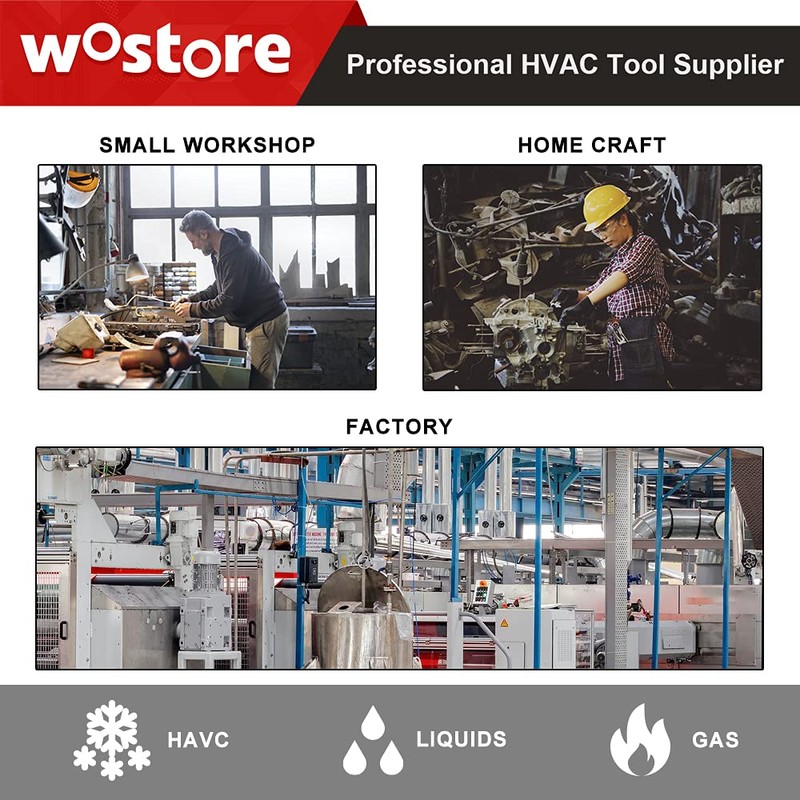 Wostore Tubing Flaring Tool Kit - 7 Dies for Eccentric