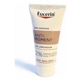 Eucerin Anti Pigment Gel Limpiador 20ml Reduccion De Manchas Normal A Sensible Día/noche
