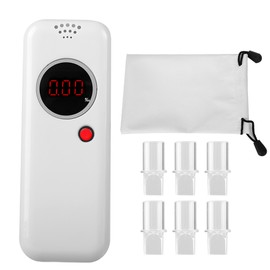 LCD Mini Digital Backlight Folding Mouthpiece Alcohol Breathalyzer Meter Analyzer Detector
