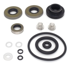QuickMarine 396350 Marine Gearcase Lower Unit Seal Kit for Johnson Evinrude 8-15 HP Outboard Boat Motors replaces 777568 Sierra 18-2656