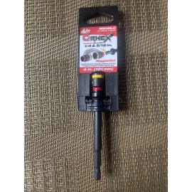 Malco C-Rhex 1/4" & 5/16" Magnetic Hex Chuck Driver 4" MSHMLC NEW