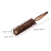 Beavorty 2pcs Boar Bristle Hair Brush Styling Comb Wooden Roller