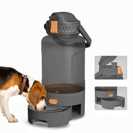 52oz Travel Dog Water Bottle Portable - Contain Within Dog Water Bowl, Pet Supplies & Camping Essentials