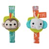 Bright Starts Rattle & Teethe Wrist Pals Toy - Monkey