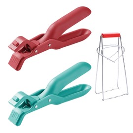 2 Anti-scalding Clips, 1 Plastic Grip Plate Clip, Heat Insulating Clip, Anti-scald Dish Clip, Household Plate Lifter, Non-Slip Creative Kitchen Utensils