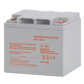 Happybuy Rechargeable AGM Marine Battery, 12V 40AH, 400A Discharge Current, Ideal for Mobility Scooters, Electric Wheelchairs, Go-Karts, e-Bikes