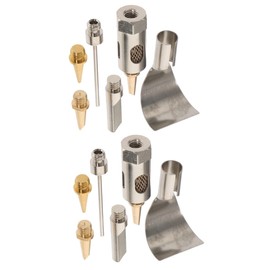 Angoily 2 Sets Soldering Gas Torch Tip Set Soldering Iron Tips Kit Types for Easy Replacement