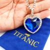 Dtup Collar Titanic Corazón Del Mar Plata