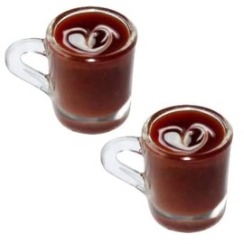 Miniature Coffee Cups Model Dollhouse Doll House Accessories Christmas Birthday Gifts for Boys Girls Women Friends Ornament Dollhouse Decoration Mini Decor