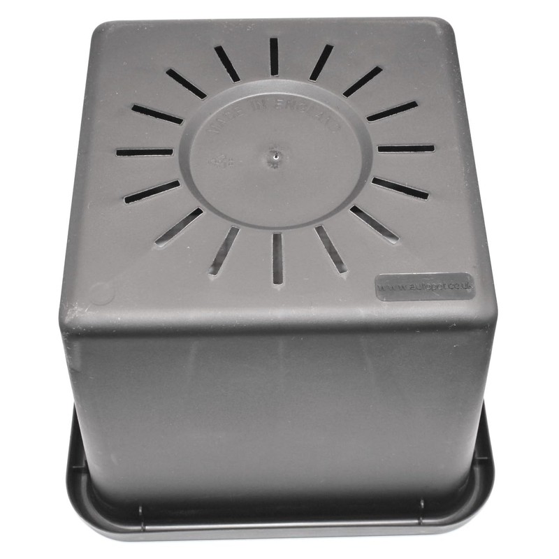 Autopot Plastic Pot 8.5 Litres Black