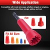 SPEEDWOX 4 Pieces Wire Twister Tool for Drill, Stripping Wire