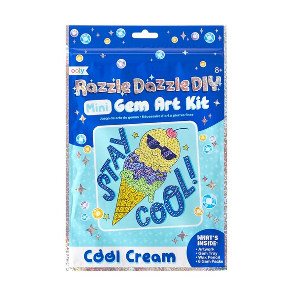 Ooly Razzle Dazzle DIY Mini Gem Art Kit - Cool