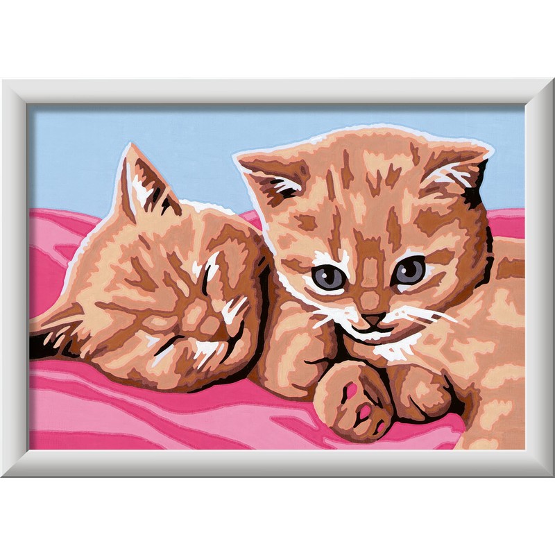 Ravensburger CreArt: Gattini amici – Dipingere con i Numeri per