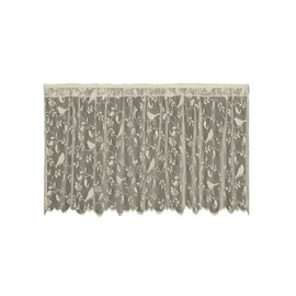 Heritage Lace Bristol Garden Tier, 60 by 30-Inch, Cafè