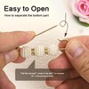 12PCS Pearl Pin-Style Waist Tighteners Decorative Brooch Clips Safety Pin
