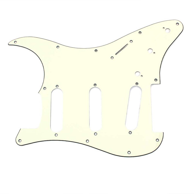 Alnicov 11 Hole Sss Guitar Strat Pick Guard Fits For