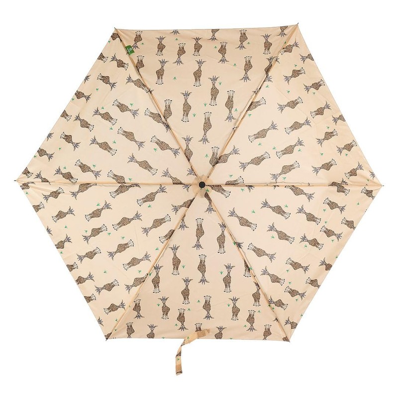 ECO CHIC Manual Mini Umbrella Windproof Strong Compact Folding Travel