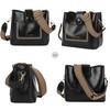 Meliyya Suede Bag Small Retro Shoulder Bag Crossbody Shoulder Bag