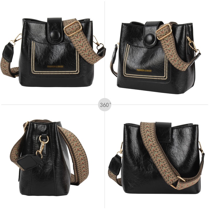 Meliyya Suede Bag Small Retro Shoulder Bag Crossbody Shoulder Bag