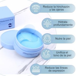 Parches para Ojos,120 PCS Mascarillas para Ojos, mascarilla hidratante,máscaras para ojos antiarrugas,Bolsas y Arrugas, Regalos para el Día de San Val