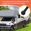 4 Packs RV Gutter Spout Caps, Easy to Install and