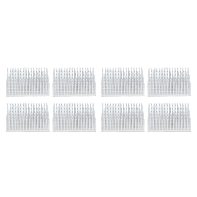 8Pcs Heat Sink Cooling Heatsink Cooler Aluminium Alloy 50x50x15mm Accessory