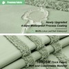 Dynamene Stall Fabric Shower Curtain - 54x78 Inches Long Tufted