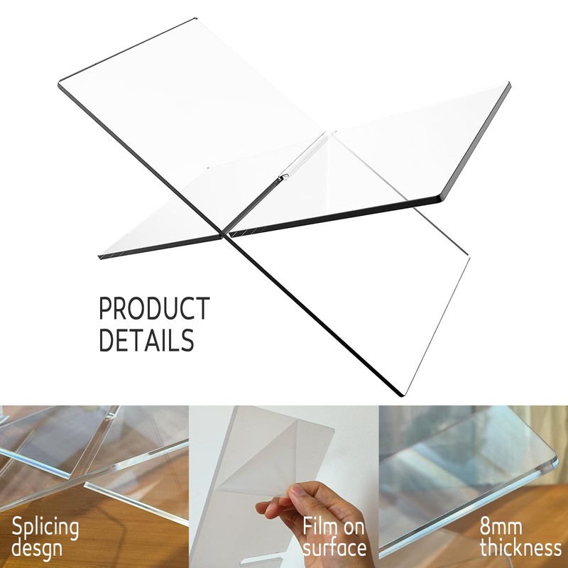 Acrylic Book Stand Book Holder 11 * 6 * 6