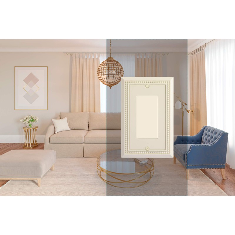 Harmon Designs Sunken Pearls Decorative Wall Plate Switch Plate Outlet