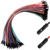 Hellotronics Breadboard Jumper Wires 22AWG Pack of 120 Pieces FF