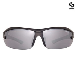 SINNER Speed Sonnenbrille - Herren und Damen - Dezentrierte Polycarbonat-Linsen - 100% UV400 Schutz - Langlebiges Material - Perfekte Passform - Sportliche Aktivitäten - Stylisch Design - Schwarz
