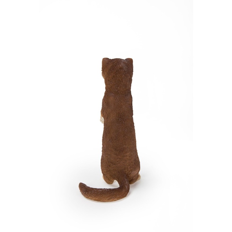 Hi-Line Gift Standing Least Weasel Garden Statue Small Lifelike Yard
