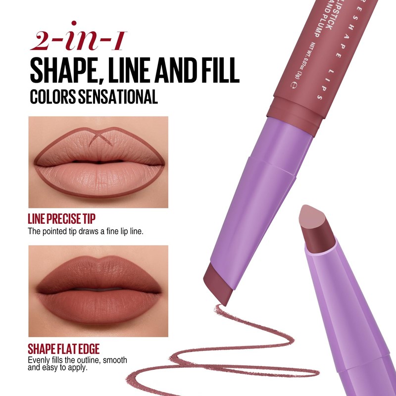 6PCS Matte Lipstick Set for Women, Brown Nude Lipstick Kit