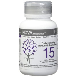 Nova Probiotics Daily Immunity 15 Billion 60 Vcaps