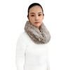 Shaggy Faux Poodle Fur Women's Fall Winter Infinity Scarf Neck