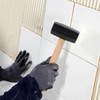 Black Large Rubber Mallet 16oz Heavy Duty Rubber Hammer Mallet
