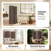 JOSTYLE Room Divider 4 Panel Portable Room Divider Panel Wall,