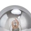 LED Vintage Edison Light Bulb Dimmable Antique Half Chrome Light