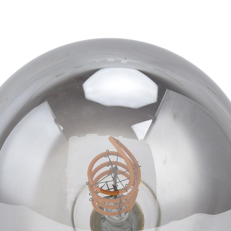LED Vintage Edison Light Bulb Dimmable Antique Half Chrome Light